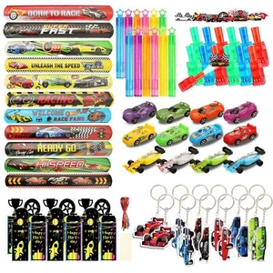 108PCS Race Car Party Favors Birthday Party Supplies includes Pull Back Car F... - Picture 1 of 7