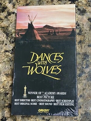 Vintage Dances With Wolves Factory Sealed Kevin Costner Get IGS Graded watermark - Image 1 of 4