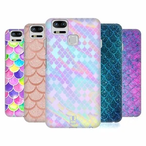 HEAD CASE DESIGNS MERMAID SCALES BACK CASE & WALLPAPER FOR ASUS ZENFONE PHONES - Picture 1 of 13