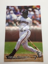 Kevin Mitchell San Francisco Giants Signed AUTOGRAPH 3.5 x 5.5 Postcard