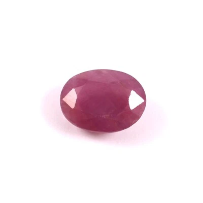 AAA Natural Unheated-Untreated Mozambique Ruby Oval Loose Gemstone Cut 8.51 Ct - Image 1 of 4