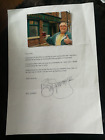 Signed Letter Bill Tarmey Jack Duckworth Coronation Street Actor Autograph
