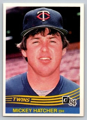 1984 Donruss - #147 Mickey Hatcher - Image 1 of 2
