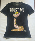 Official Disney THE JUNGLE BOOK KAA "Trust Me" Sheer Thin T-Shirt Size L (42/44)