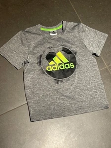 Adidas Kids Grey Soccer Shirt Size 5T - Picture 1 of 4