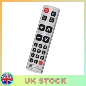 Universal TV Remote Control Simple Easy Controller Big Buttons Elderly Seniors - Picture 1 of 10