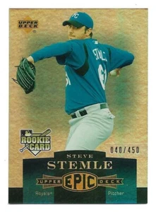 Steve Stemle 2006 Upper Deck Epic Rookie #296 #040/450 Kansas City Royals radiocontrol - Imagen 1 de 2