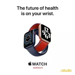 Apple Watch Series 6 44mm GPS Aluminium Case With Sport Band -NEW SEALED - Picture 1 of 5
