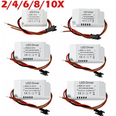 LED Panel Driver Ceiling Light Transformer Power Supply Adapter AC85-265V 3W-36W - Image 1 of 4