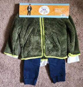 Member's Mark Boy's 3-Piece Long Sleeve Shirt, Jacket and Pant Set 4T New - Picture 1 of 3