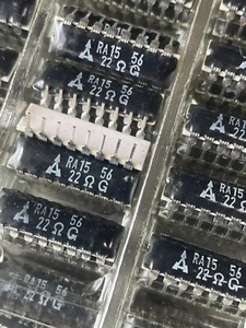 10X RA15 22R 2% DIP16 Resistor Array Network, DIP16, 22Ohm - Picture 1 of 2