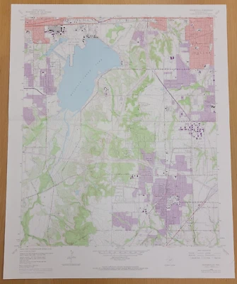 Mapa USGS 1973 de Duncanville, Texas - 7,5 topográfico - Estación Aérea Naval de Dallas Foto 1 de 4