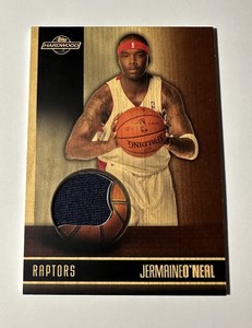 2008-09 Topps Hardwood Hardwood Relics Mahogany Wood Jermaine O'Neal Jersey /50