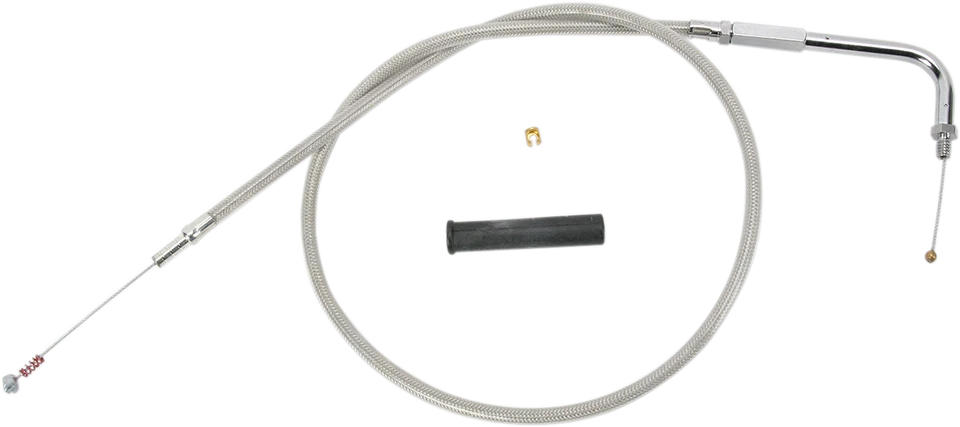 2010-2020 for Harley Sportster XLX DRAG SPECIALTIES Idle Cable 48-1/2" Braided - Image 1 of 1