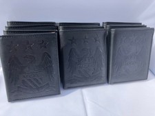 10 x Man City Embossed Leather Wallets - Football Wholesale/Job Lot/Bulk