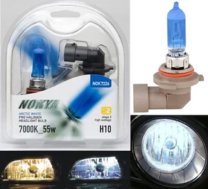 Nokya 7000K White H10 9145 Nok7226 55W Two Bulbs Fog Light Replace Stock Lamp EO - Picture 1 of 12