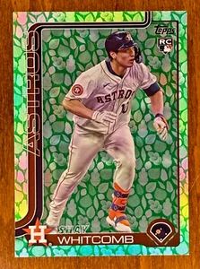 SHAY WHITCOMB RC , 2025 Topps Series 1 #203 Easter Green Leaves, SP, ASTROS ⚾️ - Picture 1 of 2