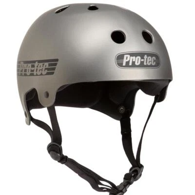 TRIPLE 8 Pro-Tec Old School Skate Helmet – Classic Low-Profile ABS Shell
