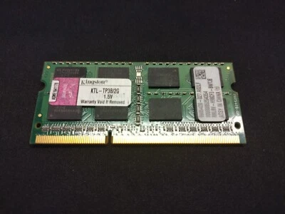 Kingston 2GB 2Rx8 PC3-10600S DDR3 1066MHz SO-DIMM SDRAM KTL-TP3B/2G - Image 1 of 2