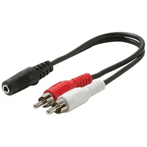 AVU 3.5mm Female  to Two RCA Stereo Male Adapter Cable - Picture 1 of 4