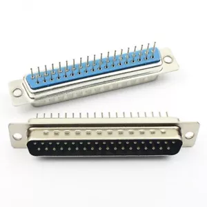 1Pcs D-SUB 37 Round Pin Male Straight DIP Through Hole PCB Connector 2 Row DB37 - Picture 1 of 6