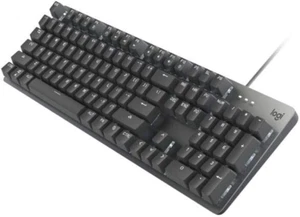K845 Mechanical Illuminated Keyboard, Strong Adjustable Tilt Legs, Full Size, A - Picture 1 of 12