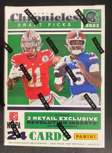2023 Panini Chronicles Football Draft Picks / Blaster Box / NEW-SEALED Exclusive