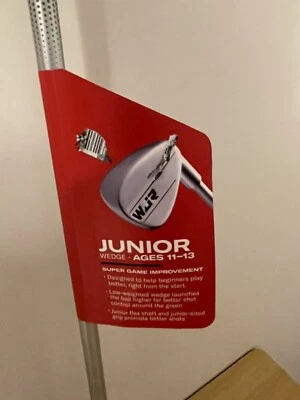 Wilson Juniors WJR Wedge Golf Club 33” Graphite Shift For appr”-63” Tall LH - Image 1 of 4