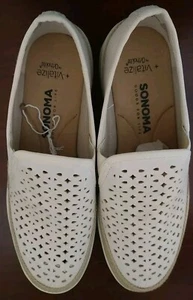 Scarpa slip on donna Sonoma Vitalize Ortholite Erase bianca taglia 7 - Foto 1 di 10
