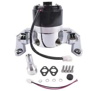 Chrome High Flow Electric Water Pump for SBC Small Block Chevy 283 327 350 400 - Picture 1 of 11