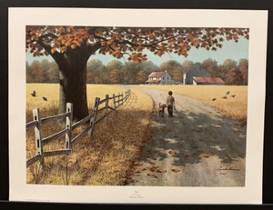 Ernie Knauss Limited Edition Signed Unframed Print “Pals” Country Farm Scene - Picture 1 of 1
