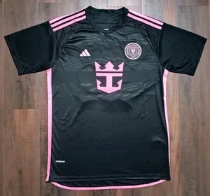 Lionel Messi #10 Inter Miami Away Jersey Black Pink Men's Size Large **New** - Picture 1 of 4