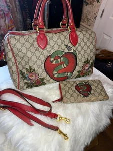 100% Authentic Gucci GG Boston Limited Edition Shoulder Bag And Wallet - Picture 1 of 13