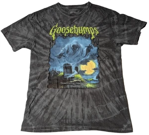 GOOSEBUMPS GHOST BEACH No Swimming Surfing Haunting Tie Dye Tee - Men Medium - Picture 1 of 13
