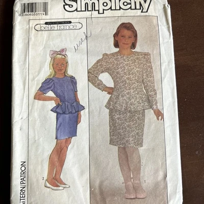 Simplicity Pattern 8927 Girls Dress Sz 10 - Image 1 of 3