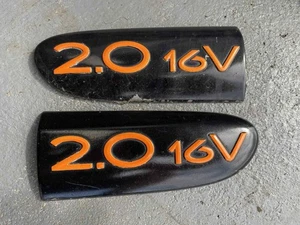 Pair of door bullet trims badges Clio 172 182 cup RS Renaultsport - Picture 1 of 1