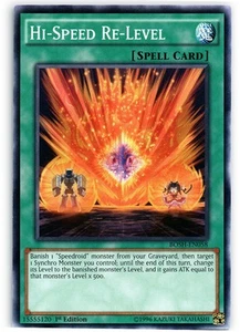 Hi-Speed Re-Level Common Breakers of Shadow YuGiOh Card - Picture 1 of 1