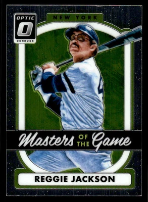 2017 DONRUSS OPTIC REGGIE JACKSON MG9 MINT MASTERS OF THE GAME NEW YORK YANKEES - Image 1 of 2