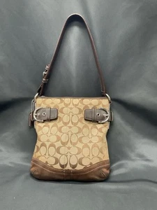 Aurhentic Signture Shoulder Coach Purse With Authenticity  - Picture 1 of 17