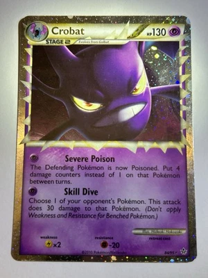 🔥Pokemon Card: Crobat PRIME HOLO 84/95 HGSS Unleashed Set ULTRA Rare! NM - Image 1 of 4