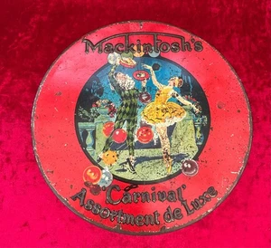 Antique Mackintosh Carnival chocolates tin. 1930s - Picture 1 of 7