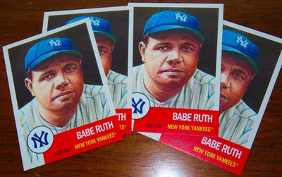 CONJUNTO VIVO 2018 TOPPS BABE RUTH QUASE PERFEITO/PERFEITO LOTE (4) - Imagem 1 de 4