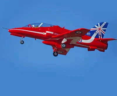 FMS Giant Scale 80mm EDF BAE Hawk Red Arrows Jet . Pnp - Image 1 of 4