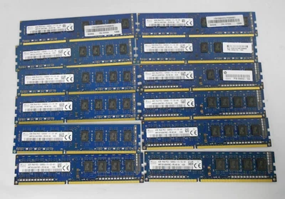 48GB (12x4GB) SKHYNIX PC3L-12800u DDR3-1600MHz 1/2Rx8 Desktop Memory - Image 1 of 3