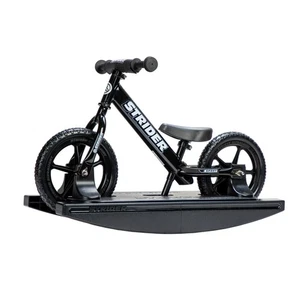 Strider 12” Sport Black Balance Bike + Rocking Base Kids 6mo-4yr - Picture 1 of 8