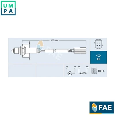 LAMBDA SENSOR 75613 FOR NISSAN PATHFINDER/III NAVARA/NP300/Platform/Chassis 2.5L - Image 1 of 4