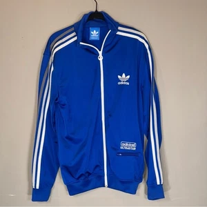 Adidas Originals "Ultrastar" Men's Royal Blue Track Jacket Trefoil Full-zip, M - Picture 1 of 16