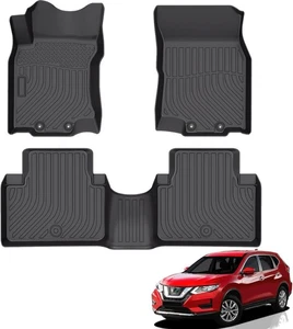 Floor Mats For 2014-2020 Nissan X-Trail T32 TPE Rubber All Weather Custom Liners - Picture 1 of 8