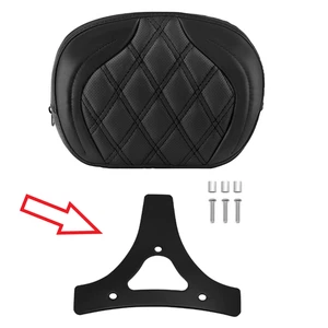 Luggage Rack Backrest Pad Bracket Mounting For Touring Road King Glide FLHT - Picture 1 of 6