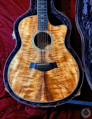 Taylor K66ce (RARO) "Curly Koa" 12 cuerdas 2018 Foto 1 de 4